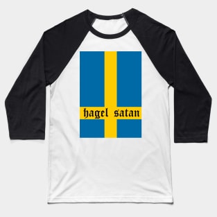Hegel Satan (Swedish Hail Satan) Baseball T-Shirt